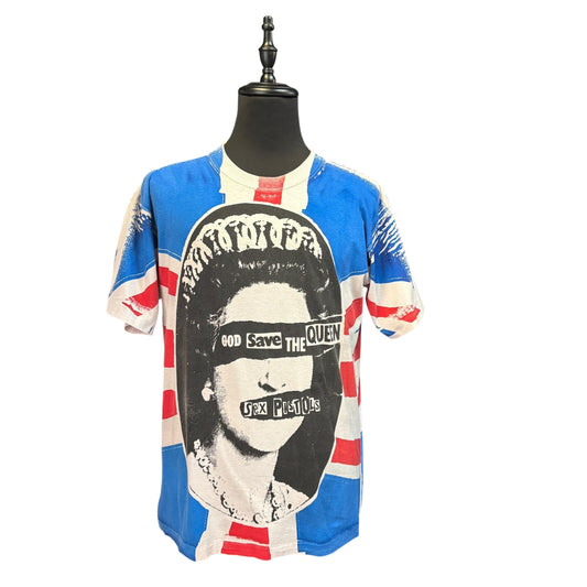 SEX PISTOLS 90s GOD SAVE THE QUEEN T-Shirt Size XL