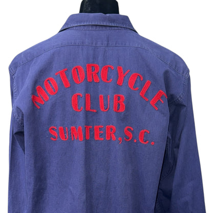 MOTORCYCLE CLUB SUMTER 50s 60s MOTORCYCLE CLUB Shirt Size 16