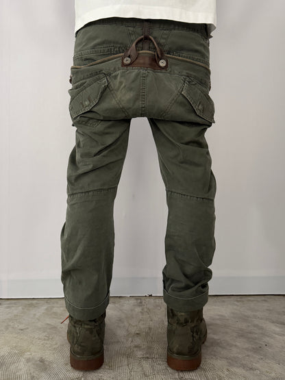 Marithe + Francois Girbaud Layered Cropped Pants Size S