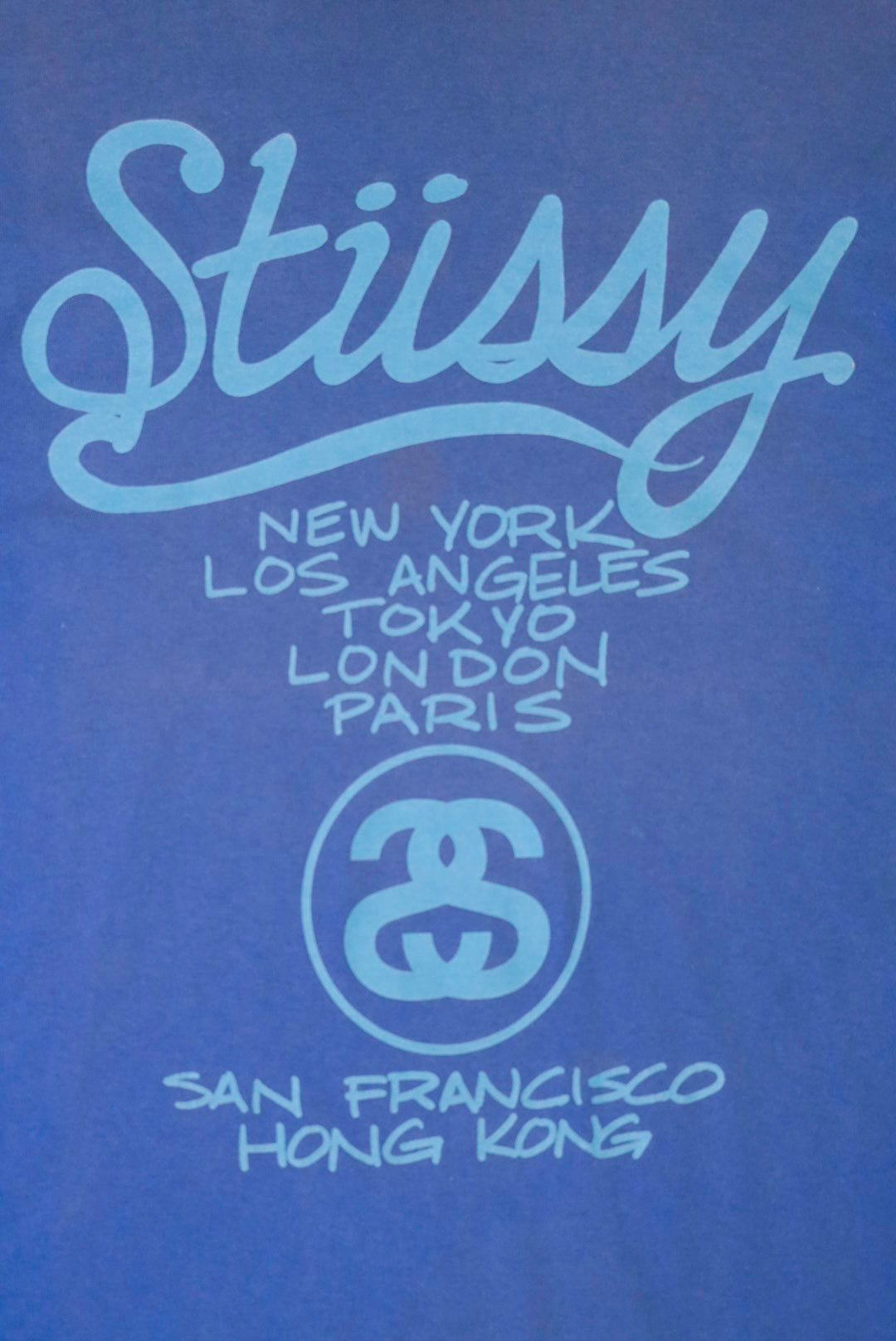 Stussy 00s Blue Cotton Size S