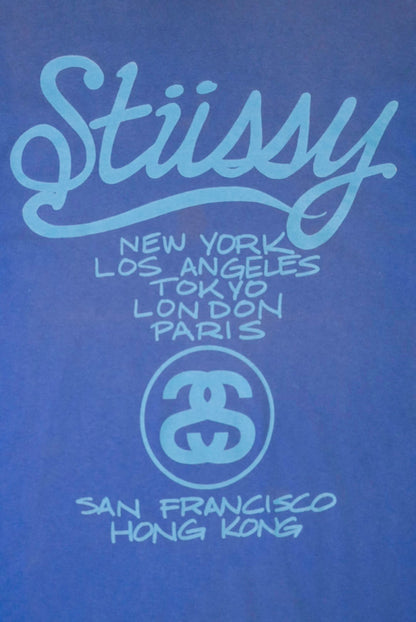 Stussy 00s Blue Cotton Size S