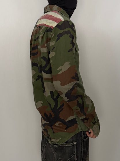 Vintage DENIM&SUPPLY USA Military Shirt Multi Size S