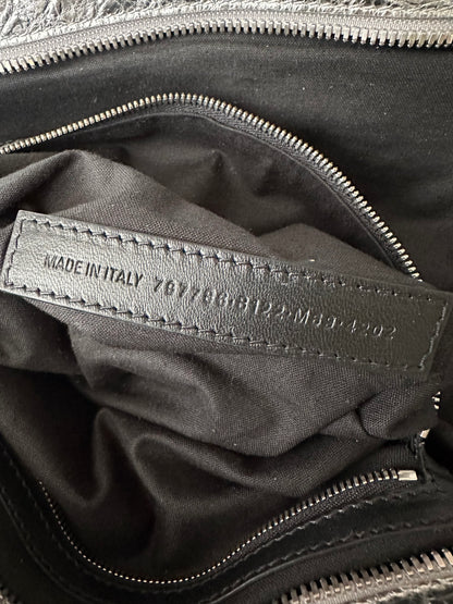 Balenciaga Silver Le City Medium Bag