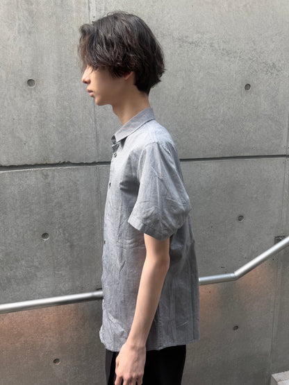 Maison Martin Margiela SS13 Deconstructed Shirt Gray Size S