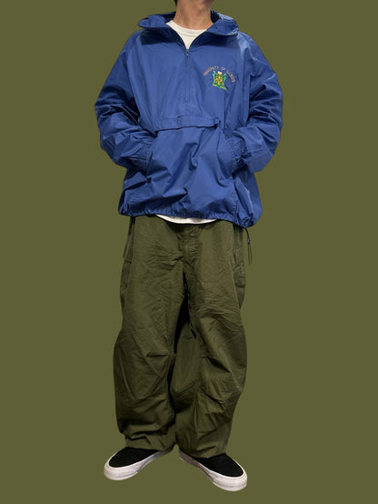 Wool Rich 80'S anorakparka Blue Size XXL