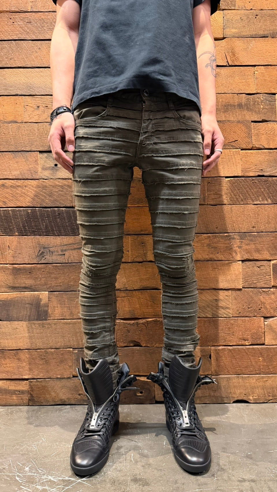 undercover 13AW Khaki Stretch Cotton Pants Size 1