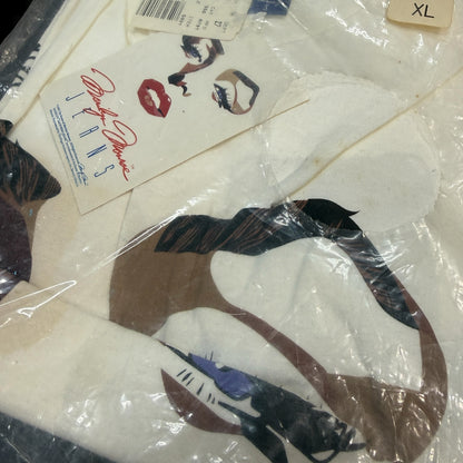 MARILYN MONROE 90s Abstract Face Deadstock T-Shirt Size XL