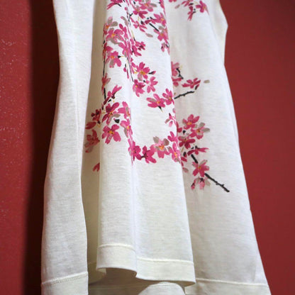 Balenciaga Rare Vintage Cherry Blossom Sheer Long Sleeve Size L