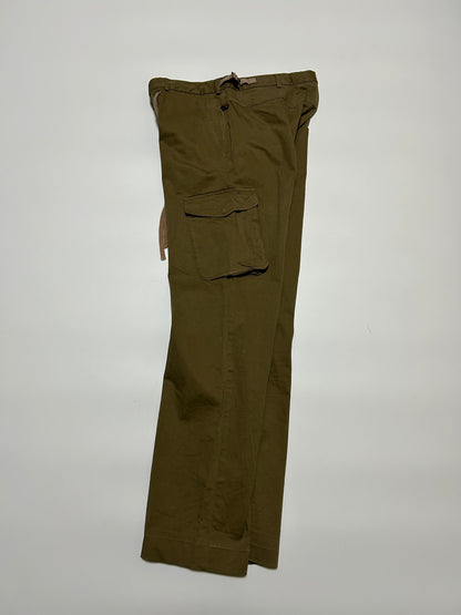 NEIL BARRETT SS03 Cotton Cargo Trousers Khaki
