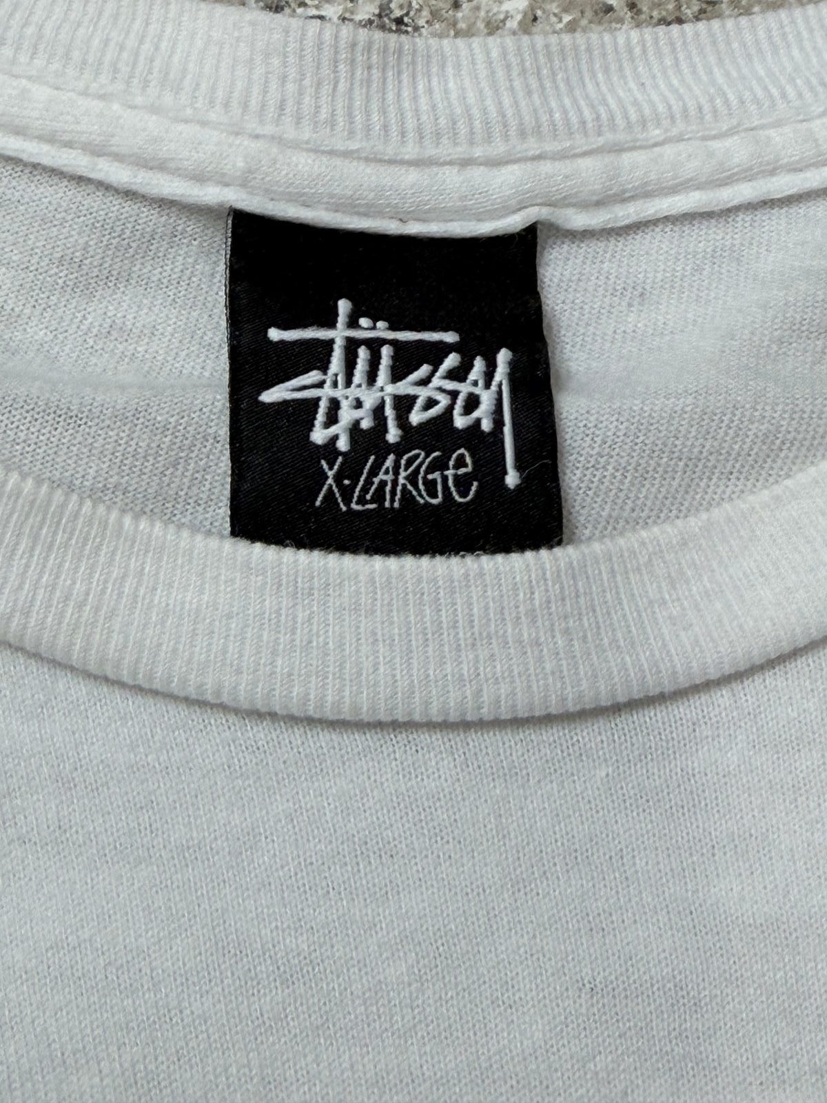 STUSSY CUSTOMADE "J.J. FAD" T-Shirt White Size XL