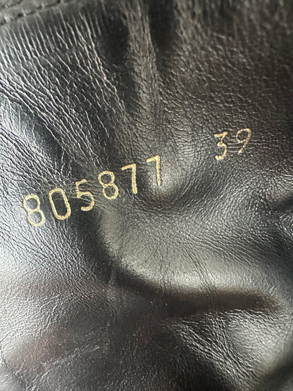Balenciaga Black Stomper Long Boots Size EU 41