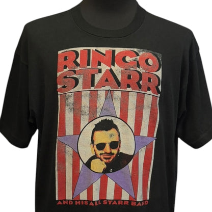BEATLES 90s Ringo Starr Graphic Vintage T-Shirt Size XL
