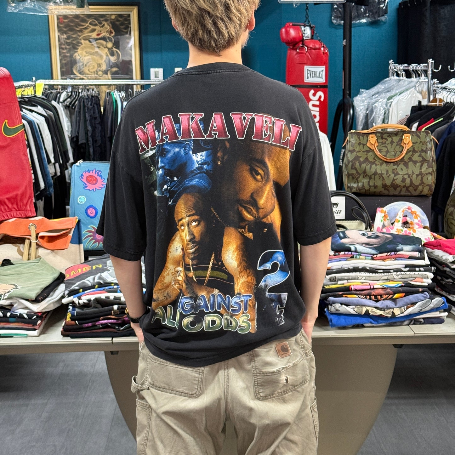2PAC Y2K "MAKAVELI AGAINST ALL ODDS" RAPtee T-Shirt Size XL