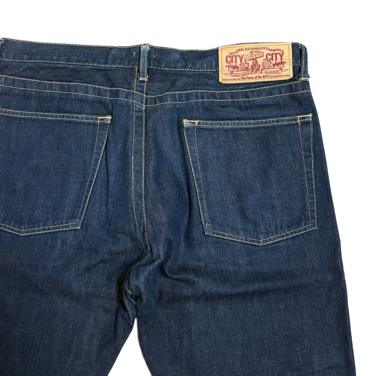 Bape A BATHING APE Denim Jeans Size XL