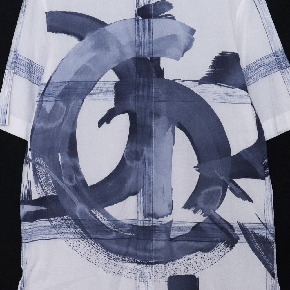 DIOR x Jack Kerouac Graffiti Shirt White/Blue Size 38