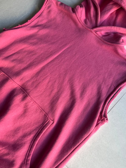 PHENOMENON Pink Cotton Vest Size S