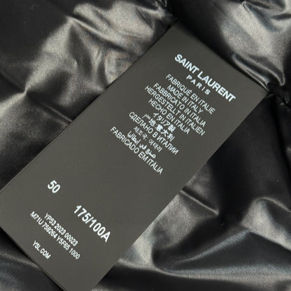 Saint Laurent 23AW Cassandra Logo Jacket Black Size 50