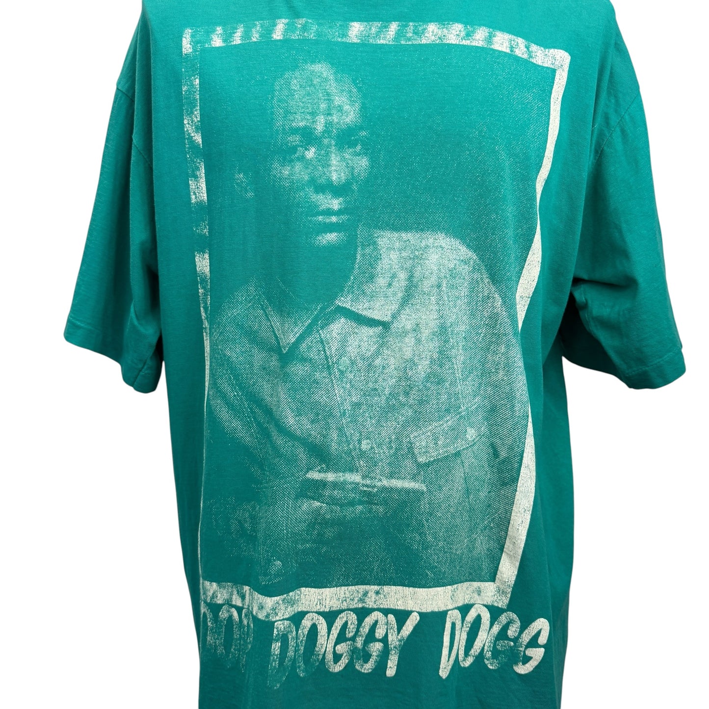 SNOOP DOGGY DOGG 90s "WHAT'S MY NAME?" Faded Green Size XL