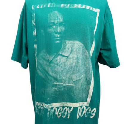 SNOOP DOGGY DOGG 90s "WHAT'S MY NAME?" Faded Green Size XL