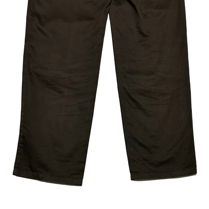 COMME DES GARCONS HOMME SS03 Cotton Trousers Brown Size M