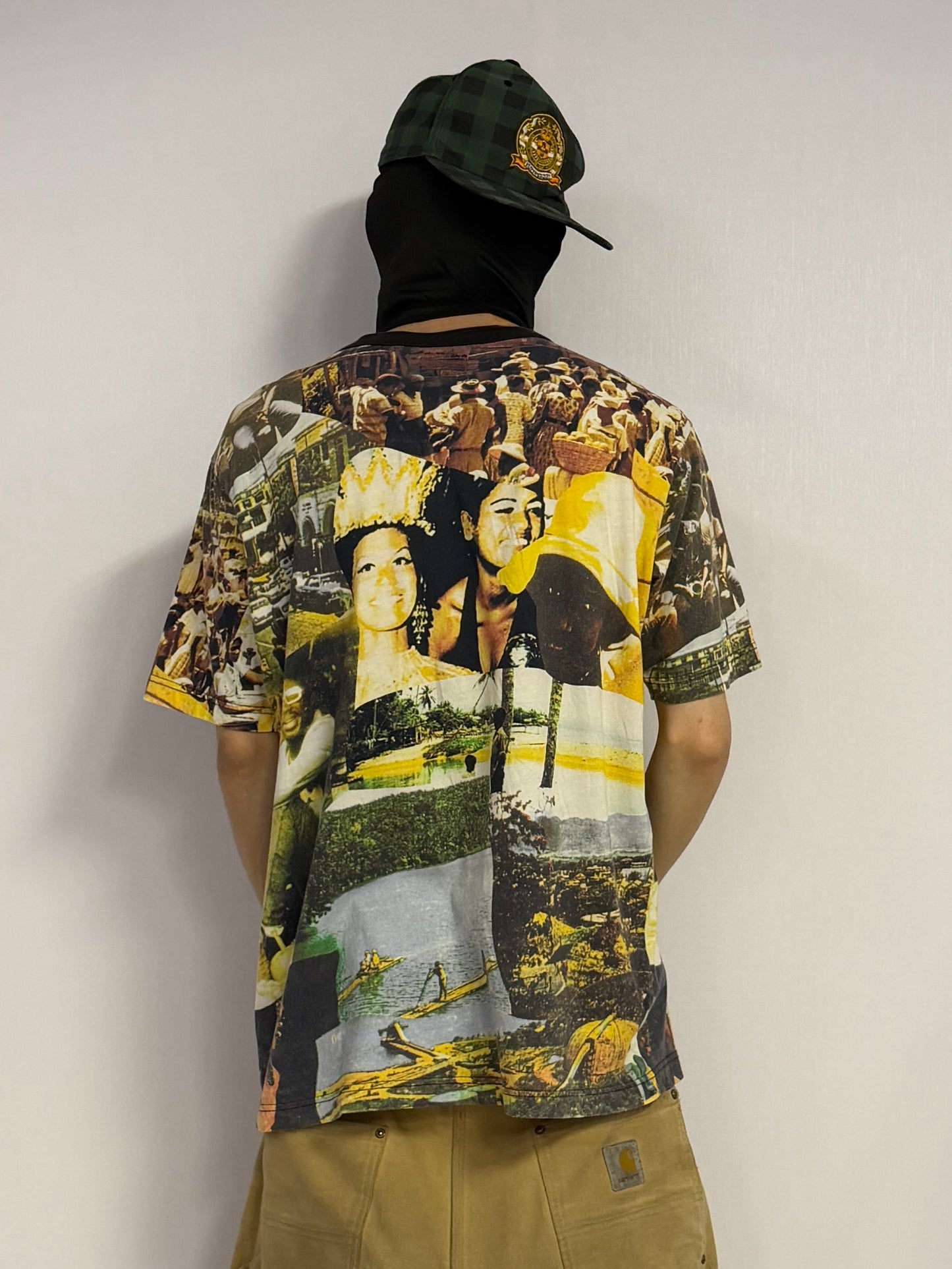 Supreme All-Over Print Cotton T-Shirt Size L