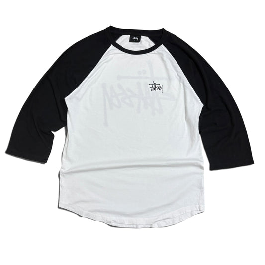 Stussy Raglan Sleeve T-Shirt Size M