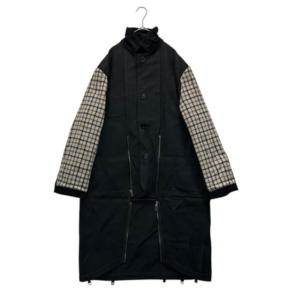 MAISON MARGIELA 24AW 4-Way Reversible Coat Black Size 36