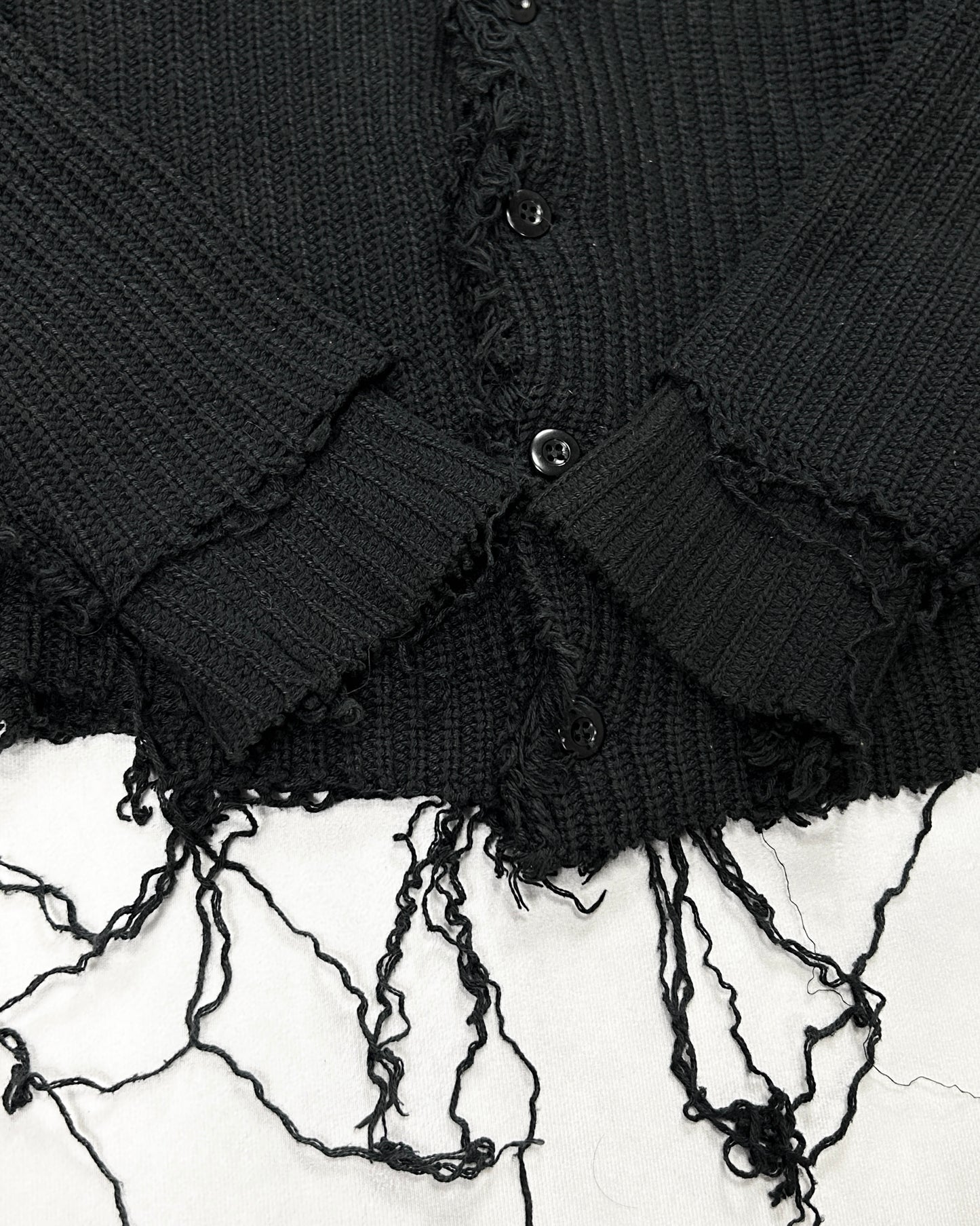 The Viridi-anne Asym Deconstructed Cardigan Size 48