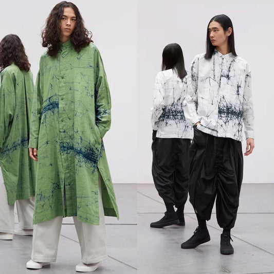 IM MEN 24SS Roketsu Dye Stand Collar Cotton Coat Size 2