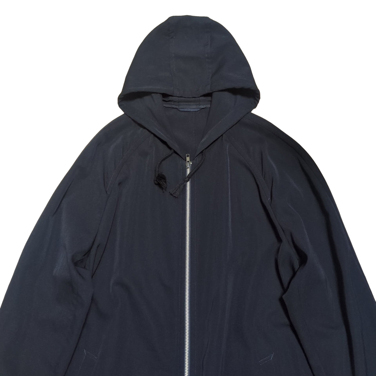 COMME des GARCONS HOMME 96AW Wool Hooded Coat Navy Size M