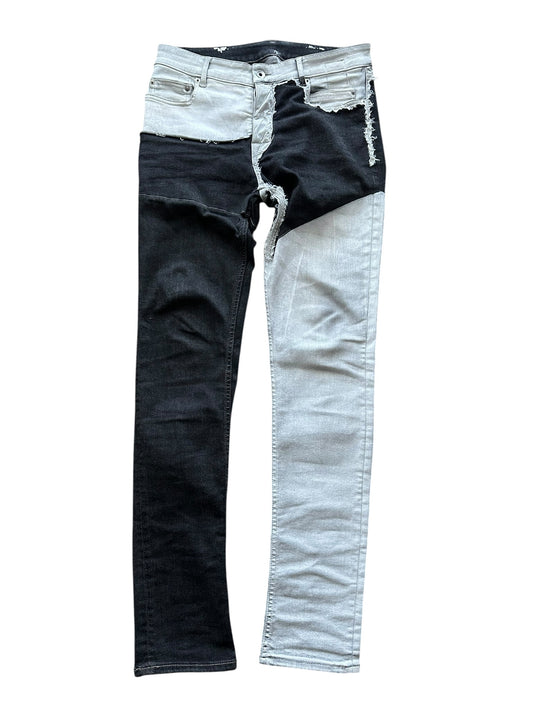 Rick Owens DRKSHDW SS20 Tyrone Cut Coated Jeans