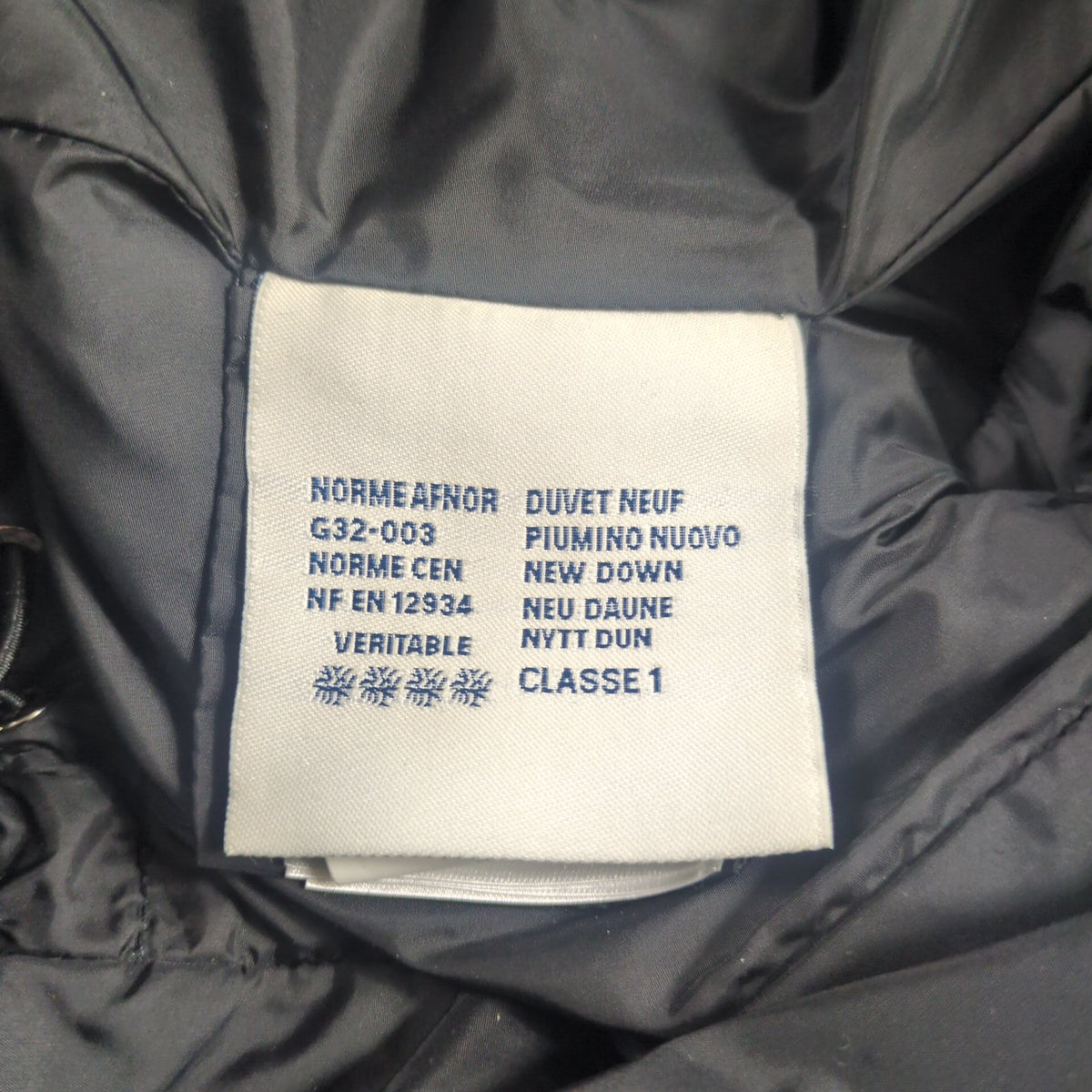 Moncler SAISSAC GIUBBOTTO Black Hooded Down Coat Size 00