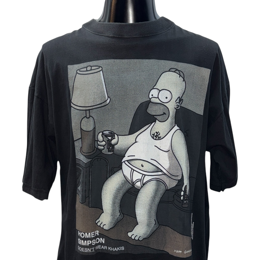 The Simpsons 90s HOMER SIMPSON STANLEY DESANTIS T-Shirt Size XL