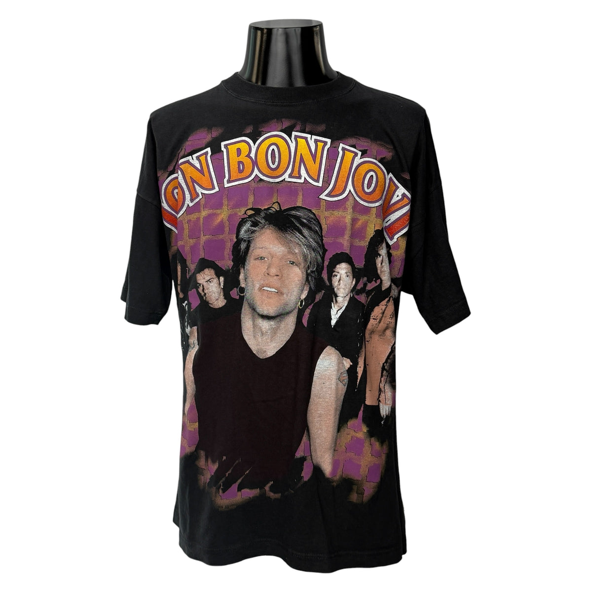 BON JOVI 90s-00s Vintage Band T-Shirt Size XL