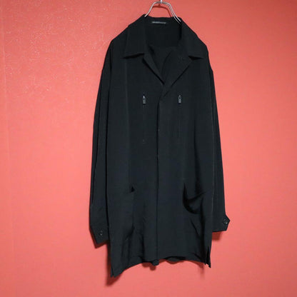 Yohji Yamamoto 23SS TA Tuxedo Shirt Blouson Black Size 1