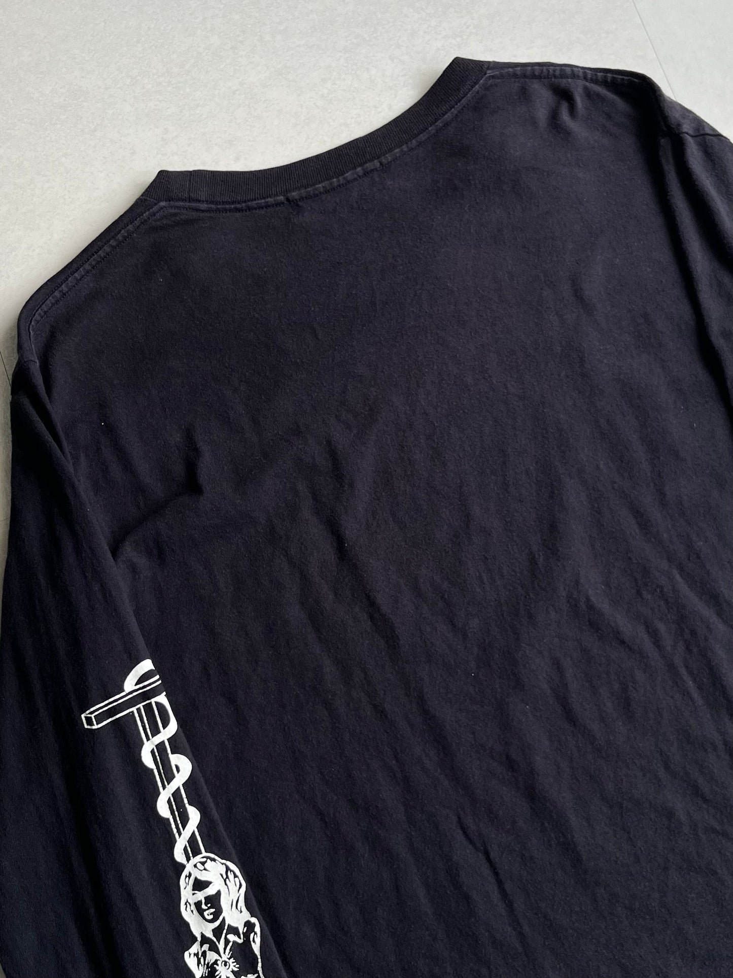 Undercover John Undercover Black Sleeve Henley Size 2