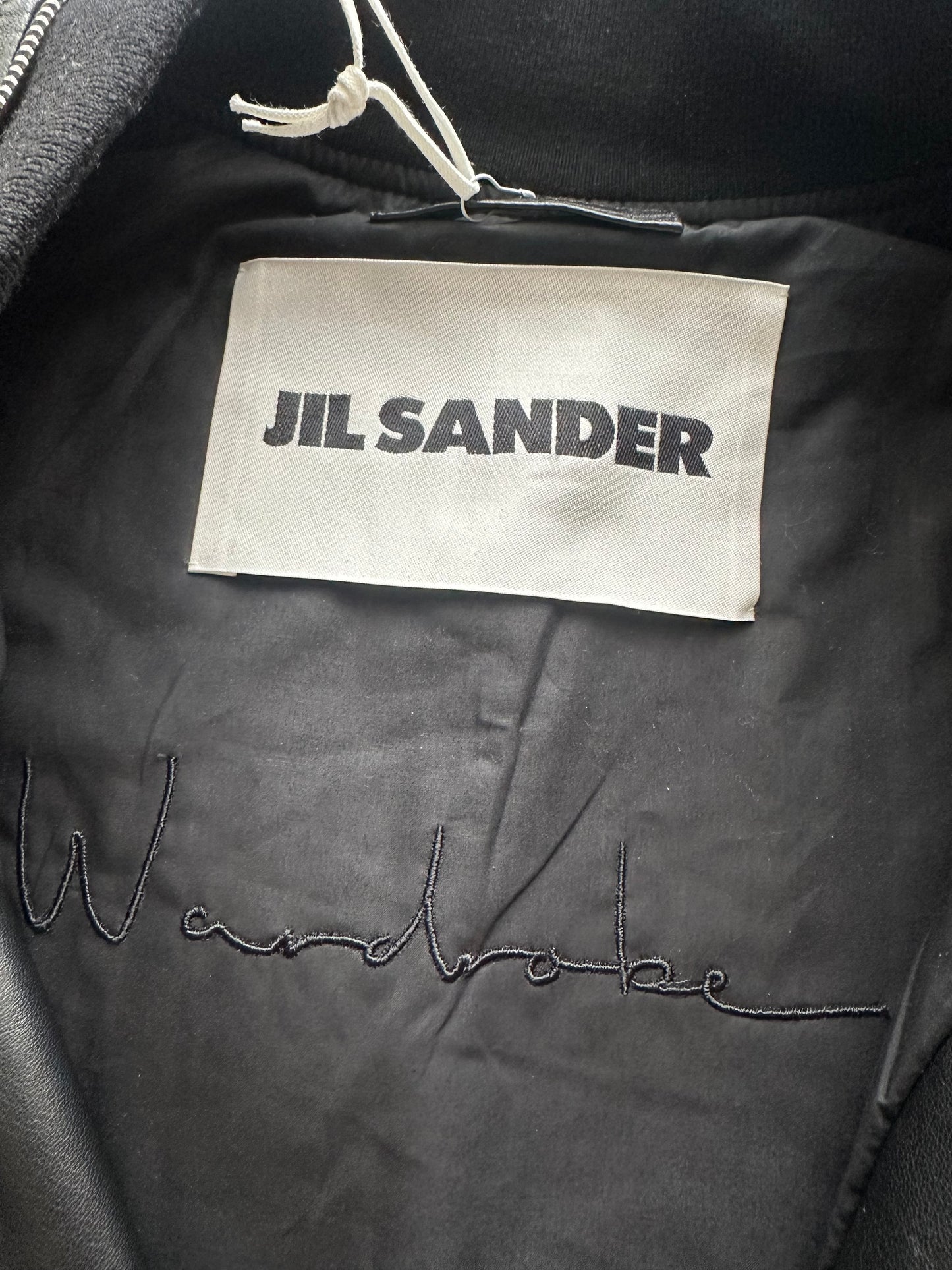 Jil Sander SS23 Jil Sander Lambskin Jacket Black Size XXL