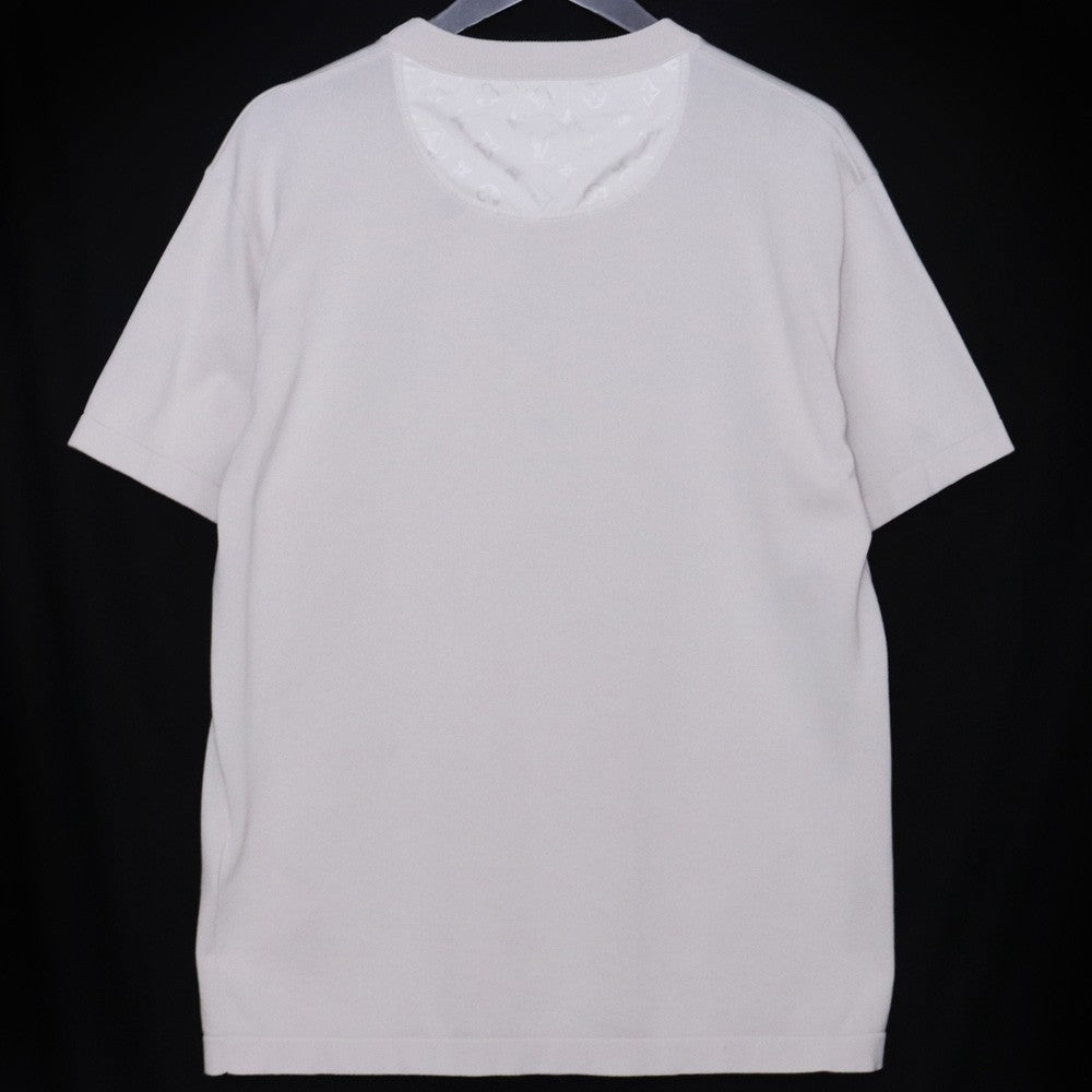 LOUIS VUITTON 25SS Monogram Nylon T-Shirt Ivory Size S