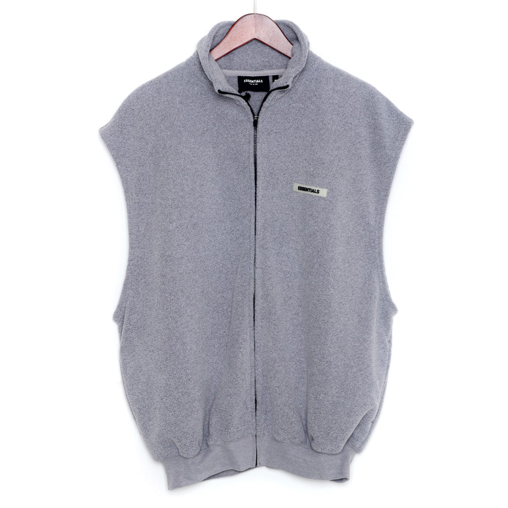 ESSENTIALS Bowler Vest Gray Size S