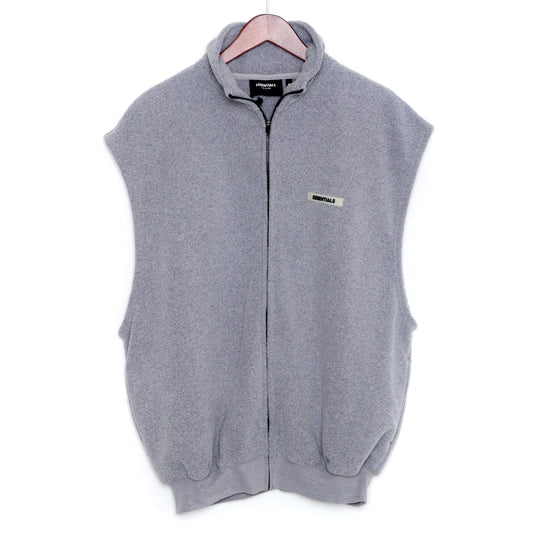 ESSENTIALS Bowler Vest Gray Size S