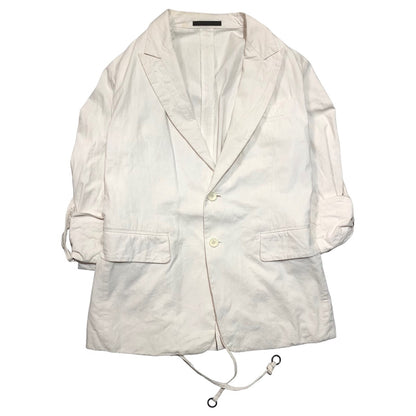 Y's for men 90s-00s Cotton Bondage Jacket Off-White