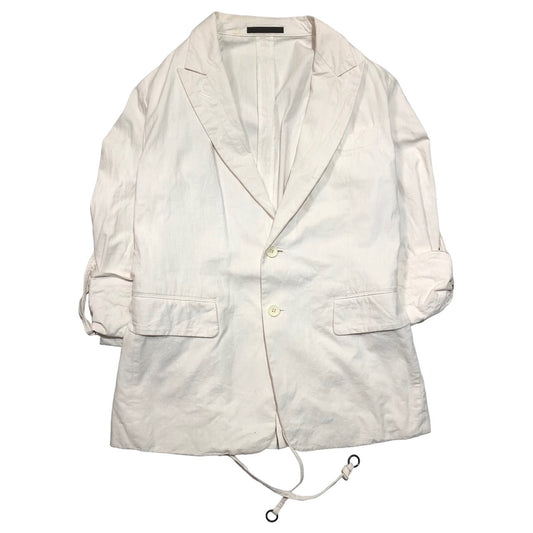 Y's for men 90s-00s Cotton Bondage Jacket Off-White
