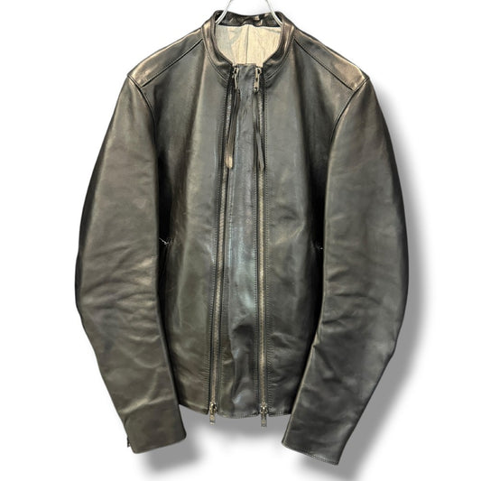 The Viridi-anne 23AW Horse Leather Riders Jacket Size 3
