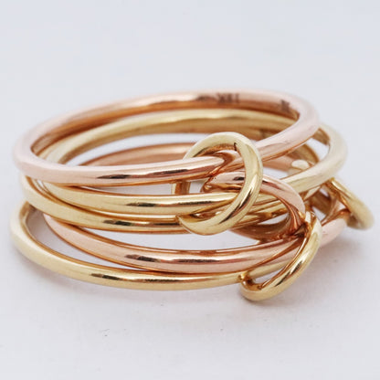 SPINELLI KILCOLLIN 18KYG 18KRG Gold Ring Size ONE SIZE