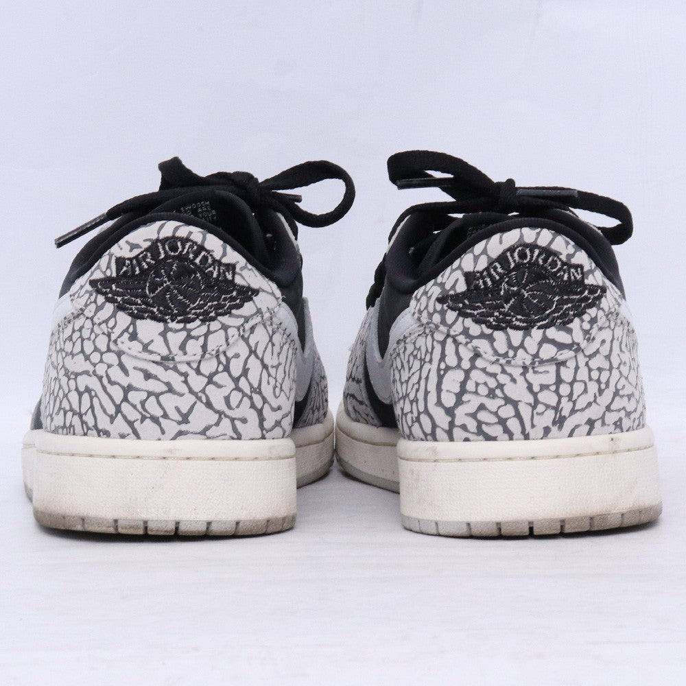 NIKE Air Jordan 1 Retro Low OG Cement Sneakers Size 28cm