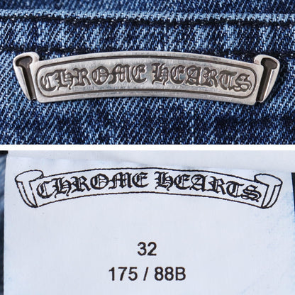 Chrome Hearts RS Bootleg Flare Denim Cross Button Size 32