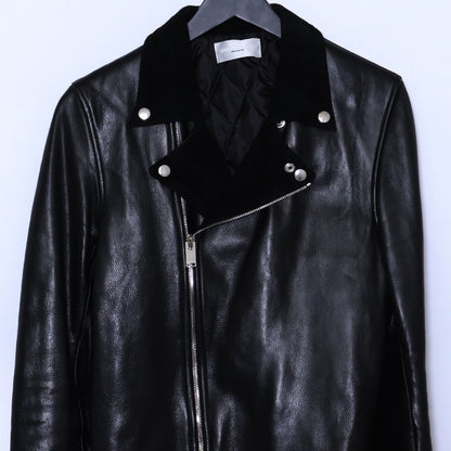 ANNDIRK IZM Double Riders Leather Jacket Black