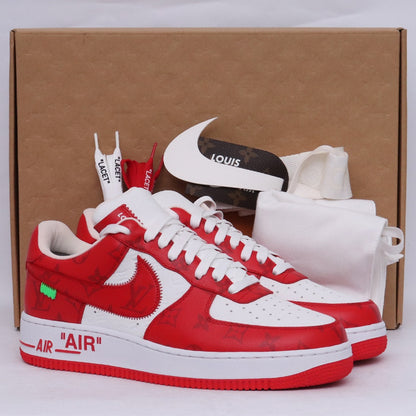 LOUIS VUITTON x NIKE Air Force 1 Sneakers White Size 27cm