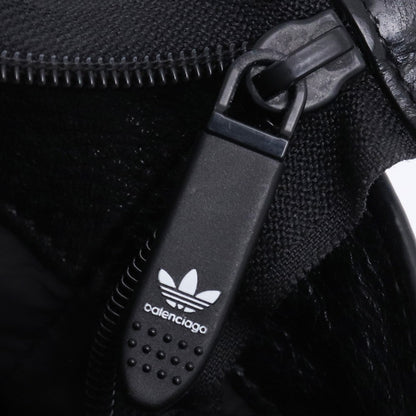 BALENCIAGA × ADIDAS North-South Leather Bag Black Size F