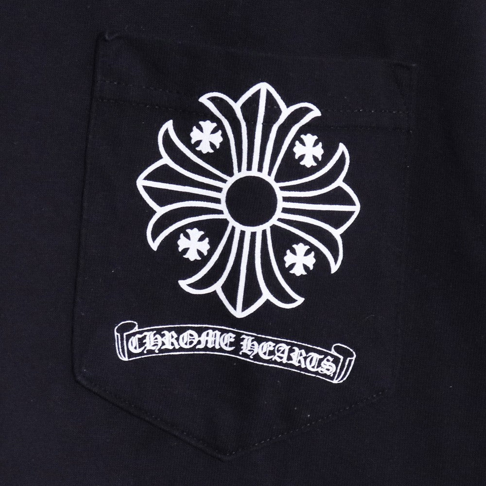 CHROME HEARTS Old Back CH Plus Logo T-Shirt Black Size M